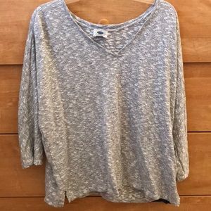 Heather gray light sweater